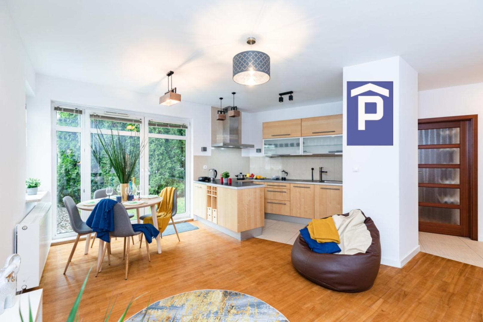 华沙Superapart Wilanowska 7, "Pet-Friendly With Elevator & Parking"公寓 外观 照片